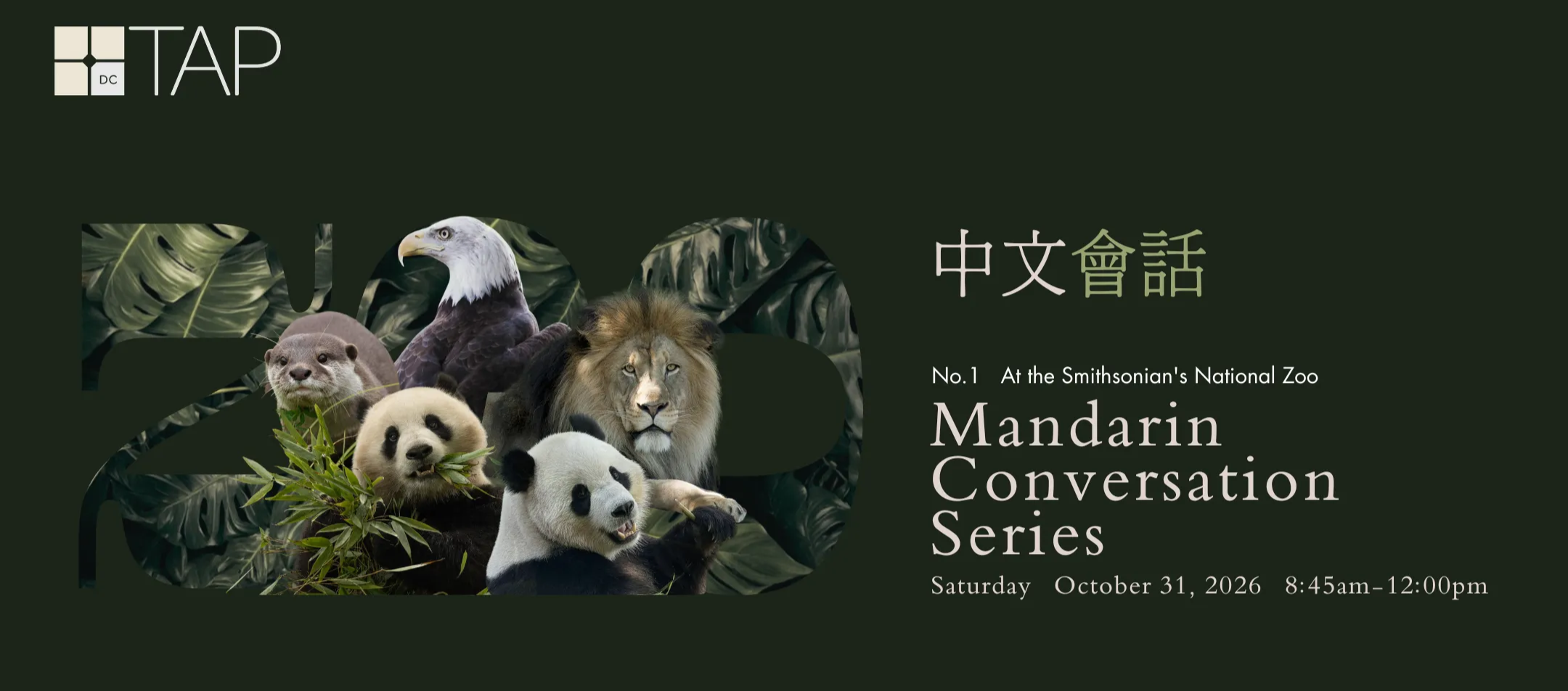 Mandarin Conversation δΈζζθ©± at the National Zoo ππ»πΌπ―