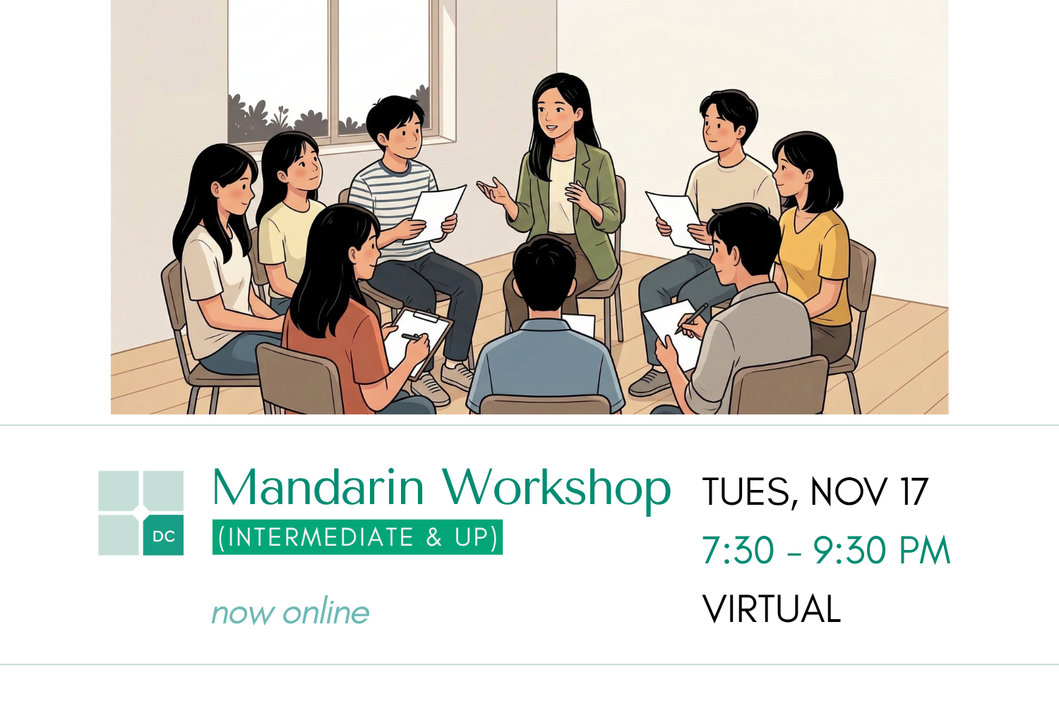 TAP-DC Mandarin Workshop 💬📖💻