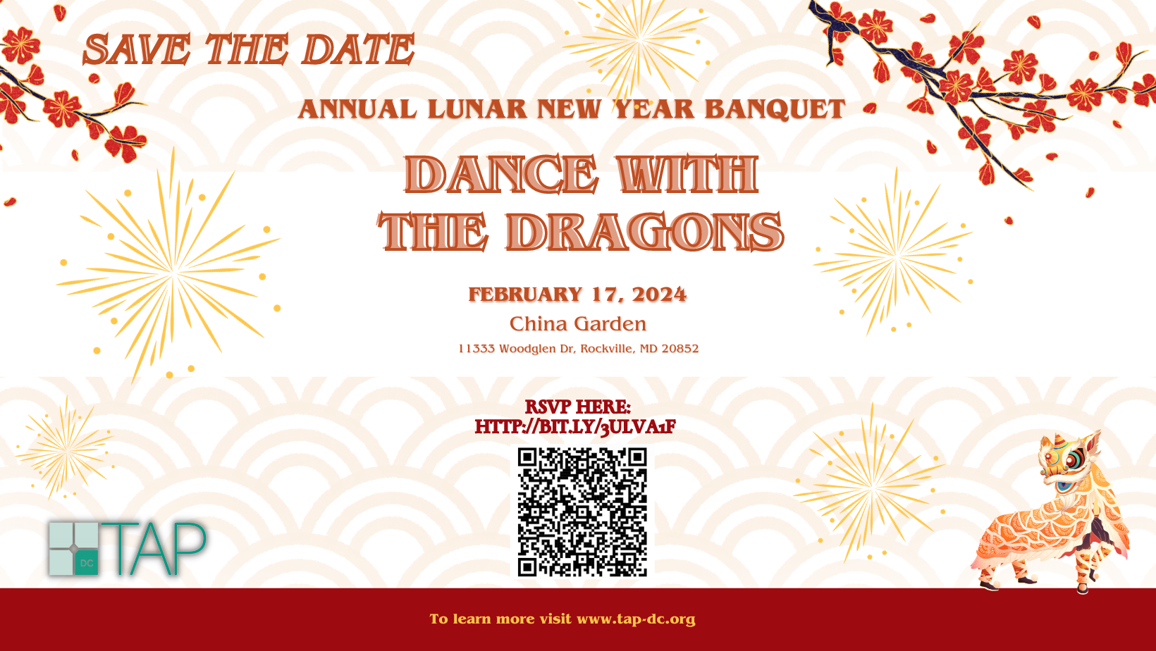 Lunar New Year 2024 Early Bird Tickets! — TAP DC