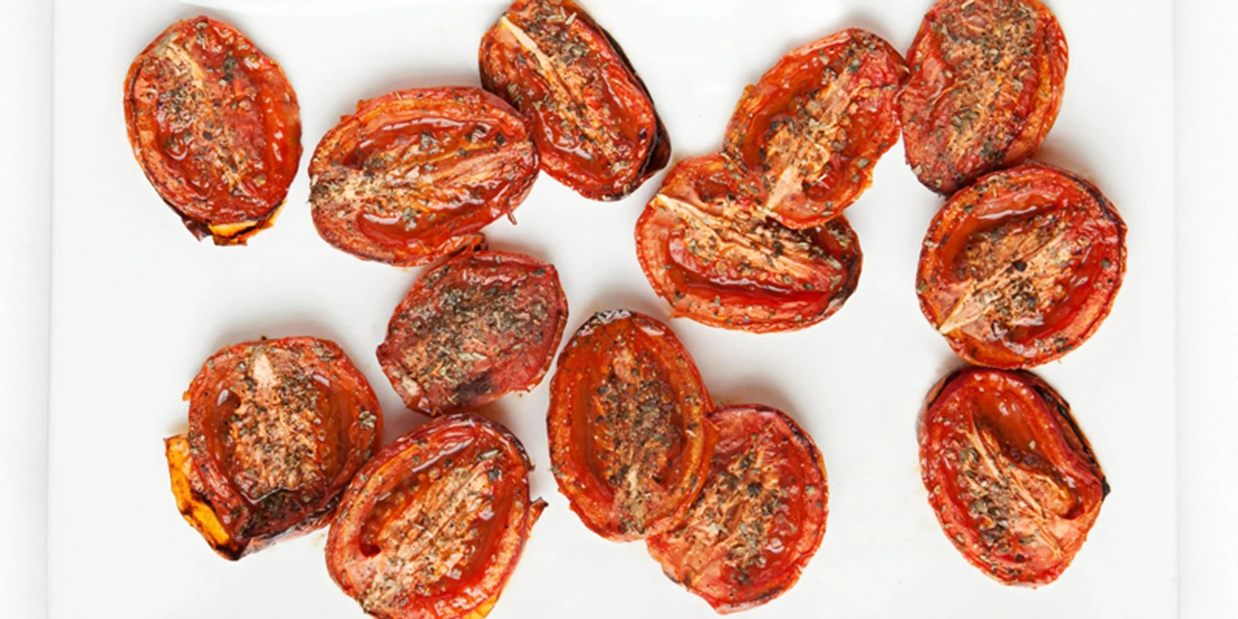 Roasted herbed tomatoes