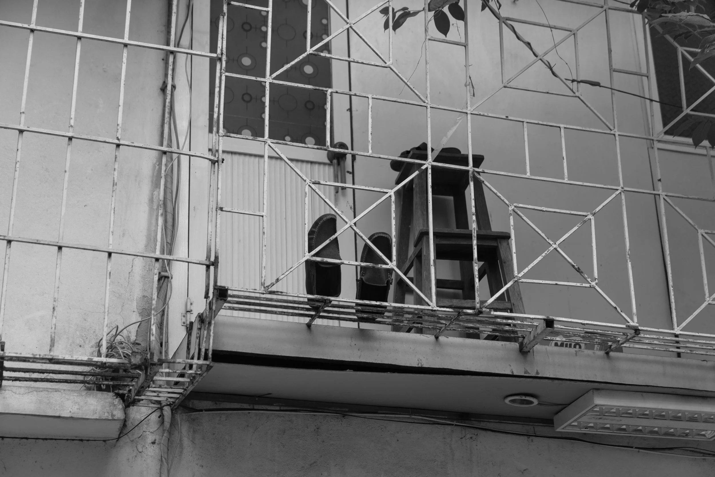 "view from downstairs"