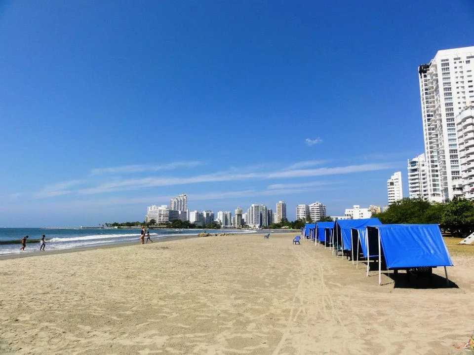 Cartagena city beach