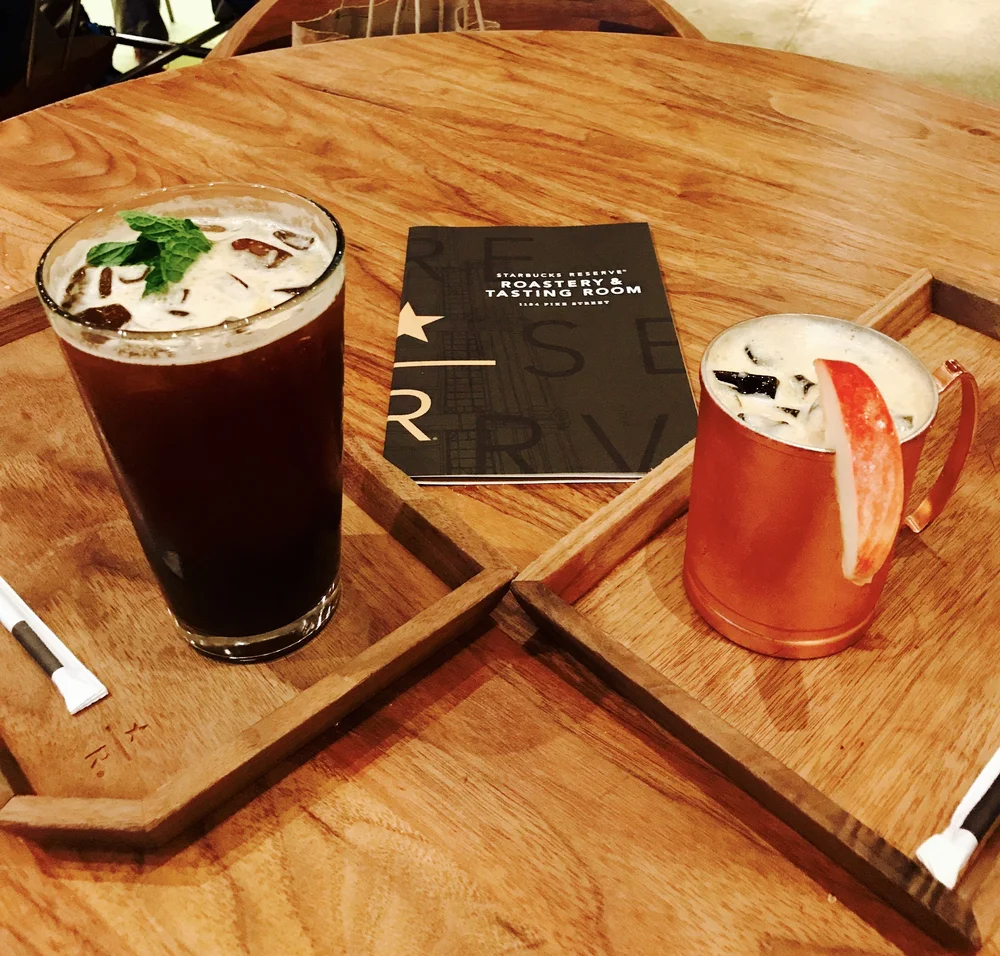 Mocktails at Starbucks Roastery