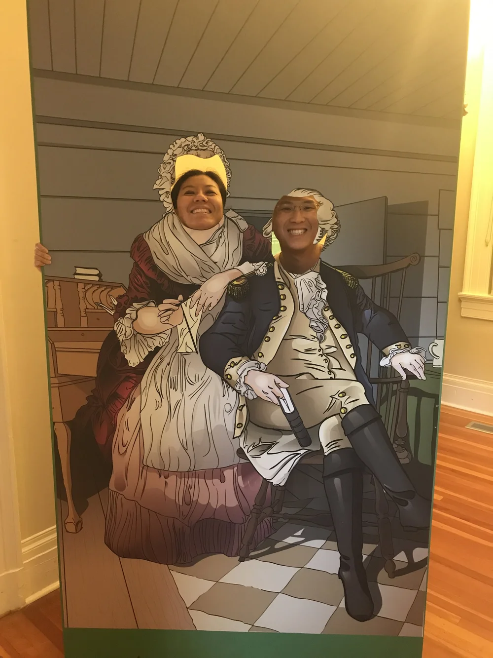 Pretending to be Mr. & Mrs. Washington