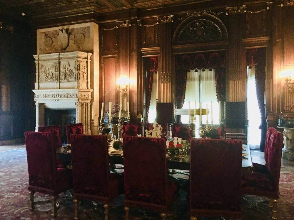 Dinning room of Vanderbilt Mansion