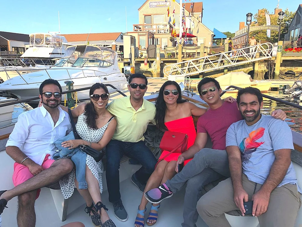 Sunset cruise with the gang