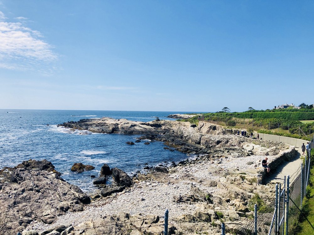 Cliff walk by Rough Point 