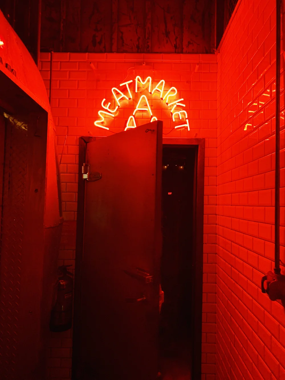 Secret door to the club