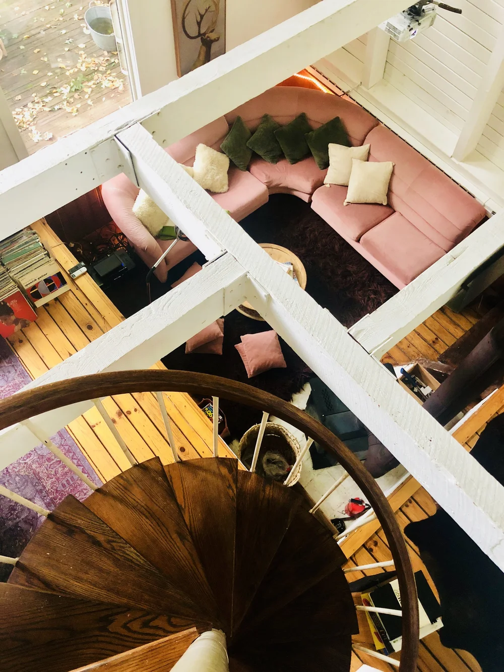 View from the bedroom on the 2nd floor