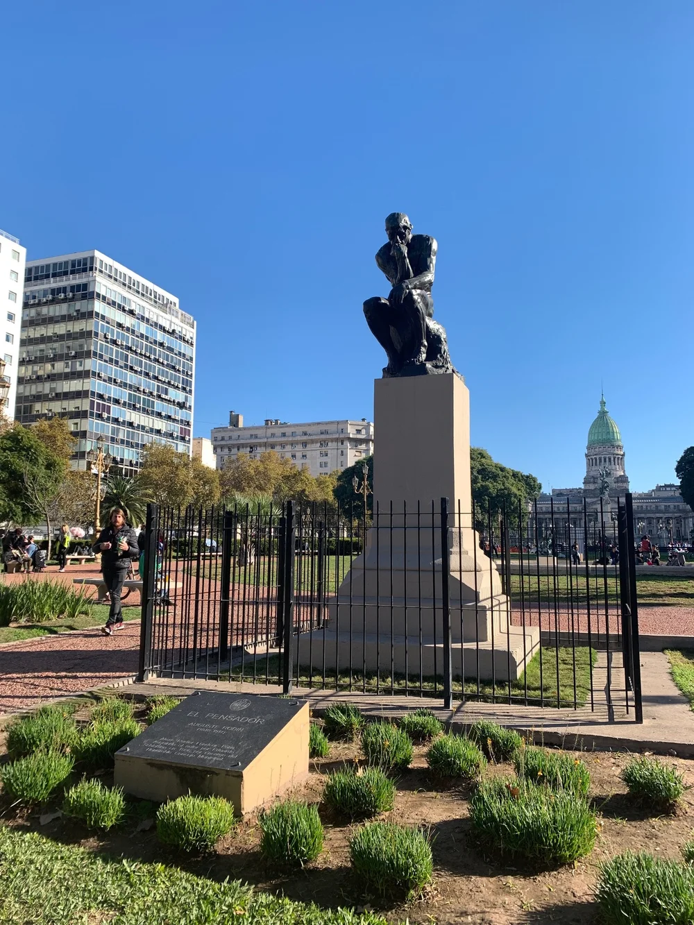 One of Rodin's original statues - The Thinker