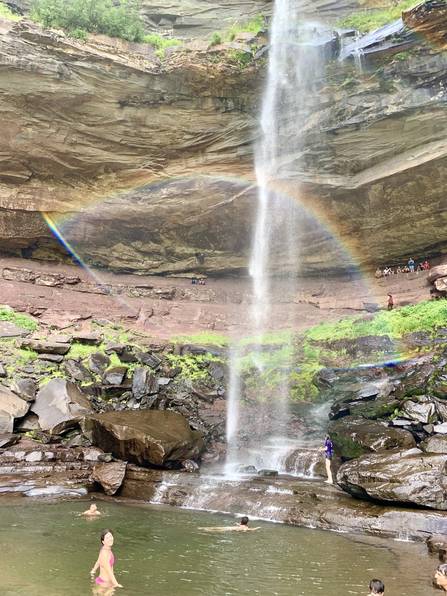 Swimming in the Kaaterskill Falls