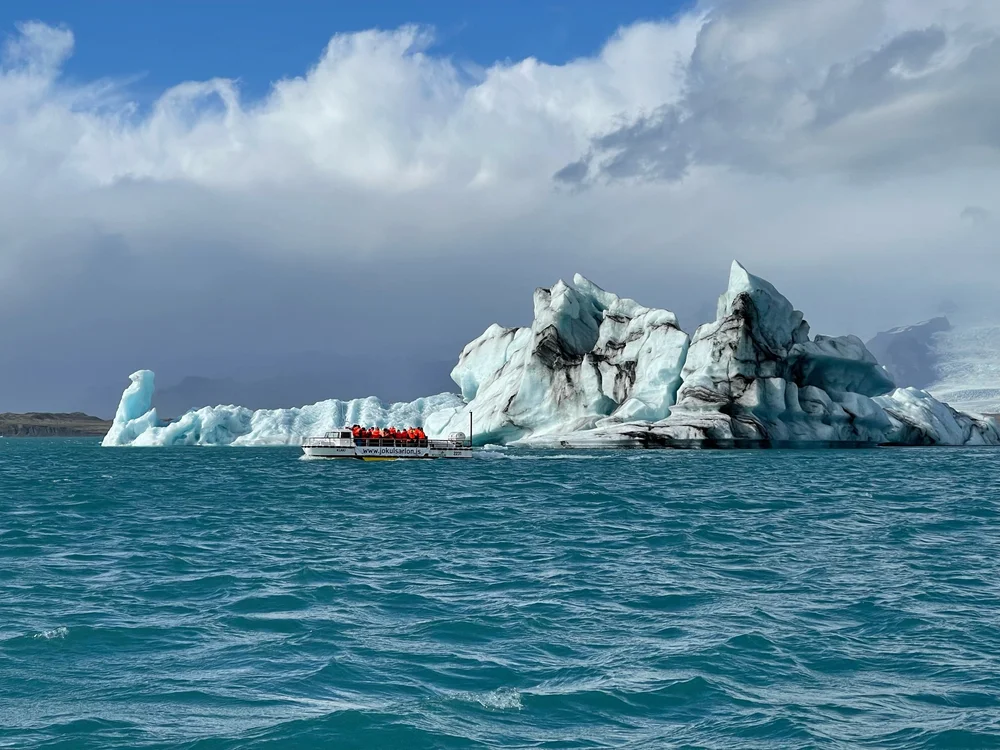 Boat tour @ Jokulsarlon Lagoon
