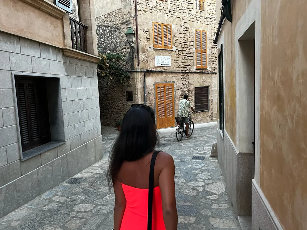 Walking through the streets of Pollenca