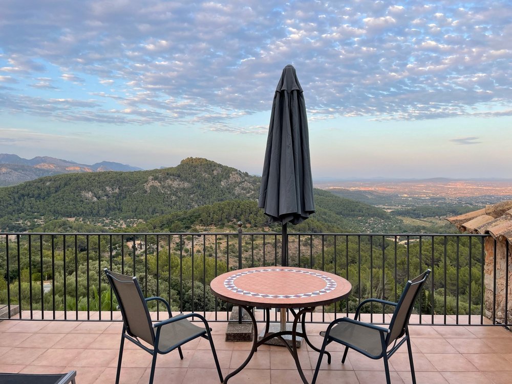 Terrace view from La Posada del Marques hotel