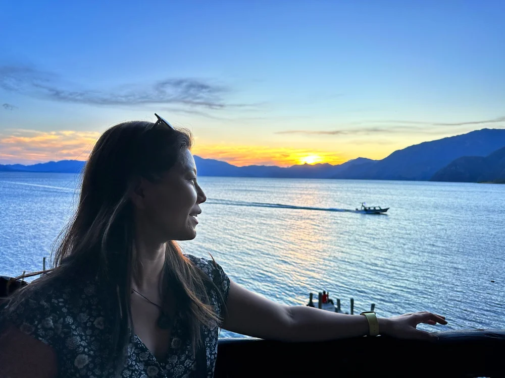 Sunset view @ Panajachel