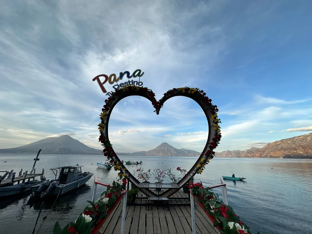 Morning view of Lake Atitlan