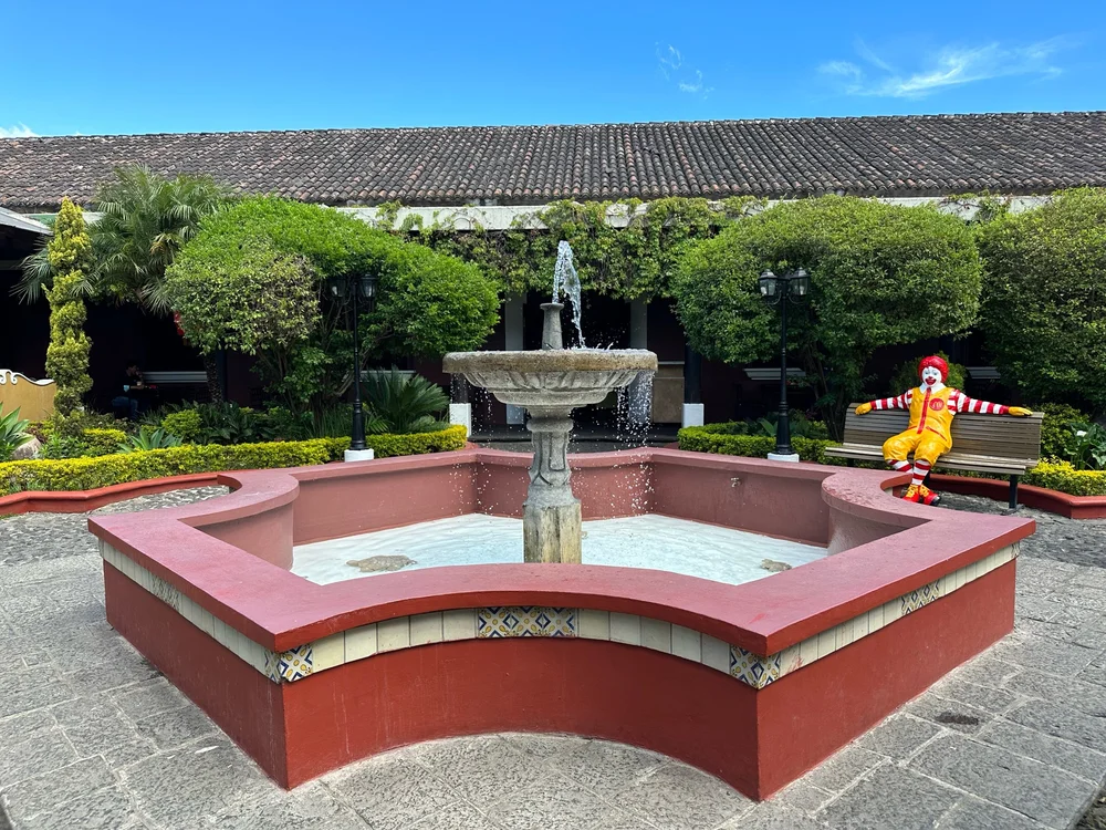 McDonald's courtyard