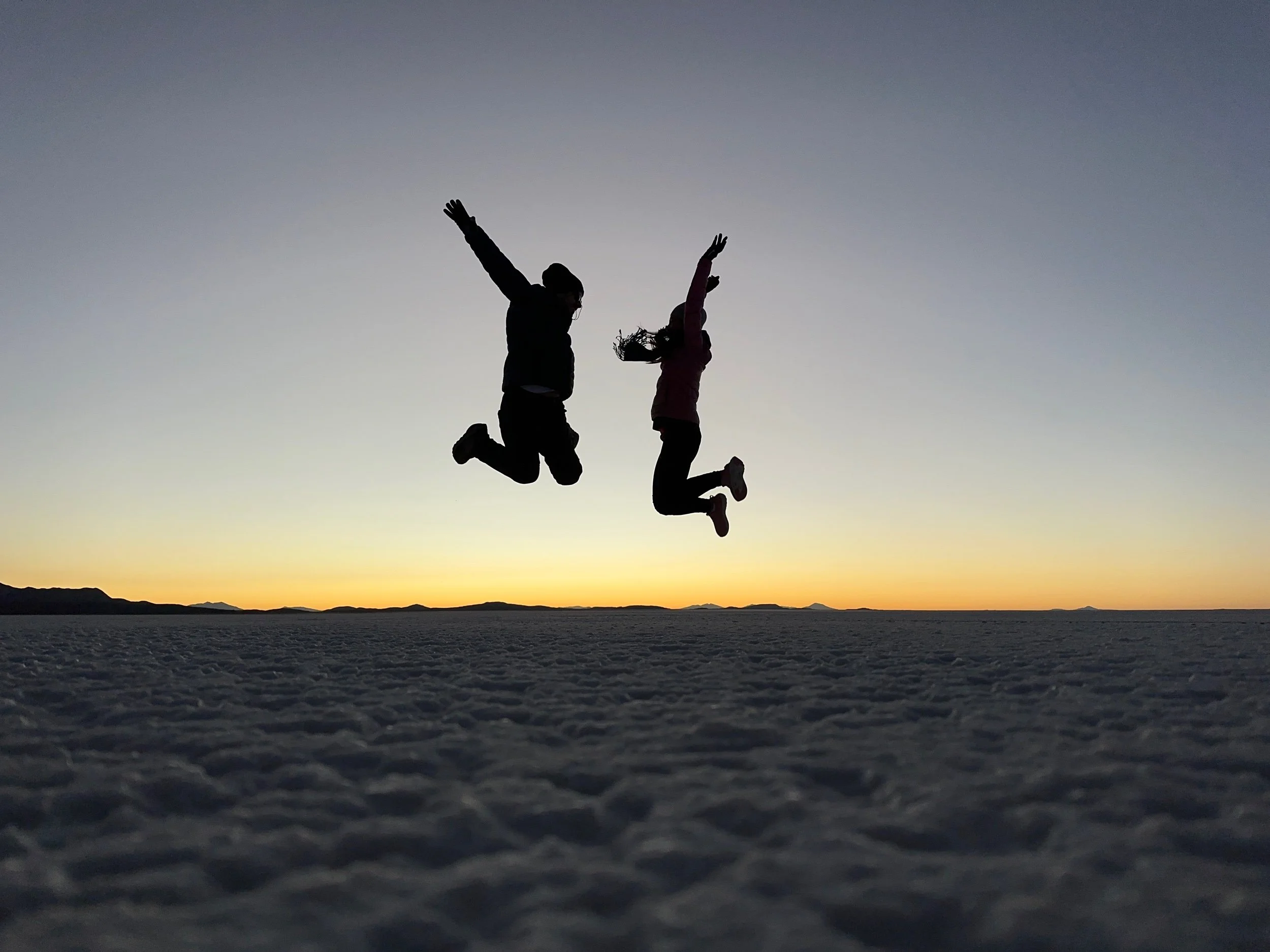 Sunset @ Uyuni Salt Flats