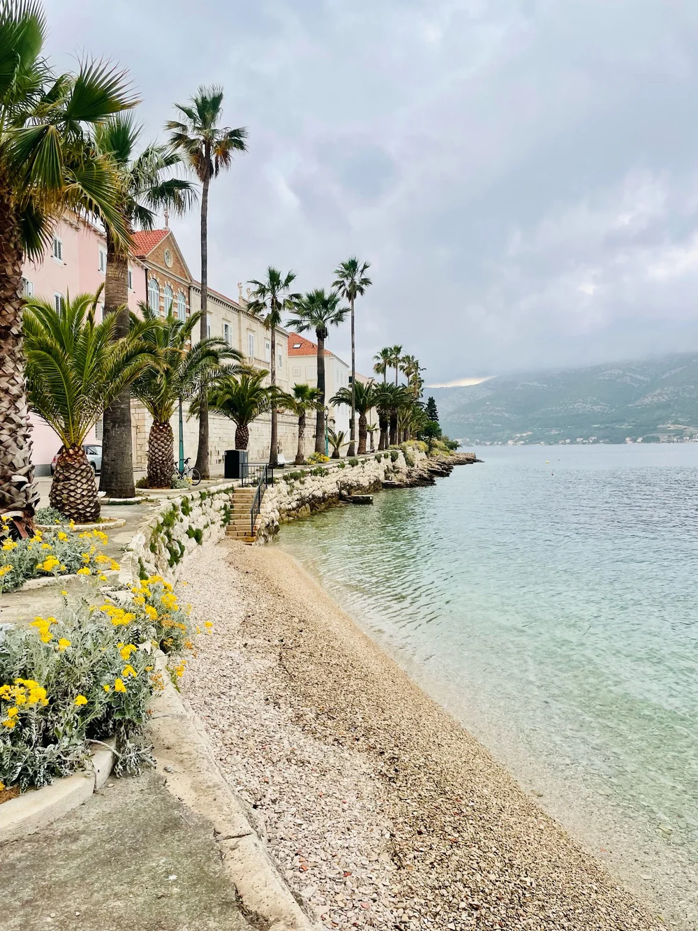 Costal view from Korcula Old Town