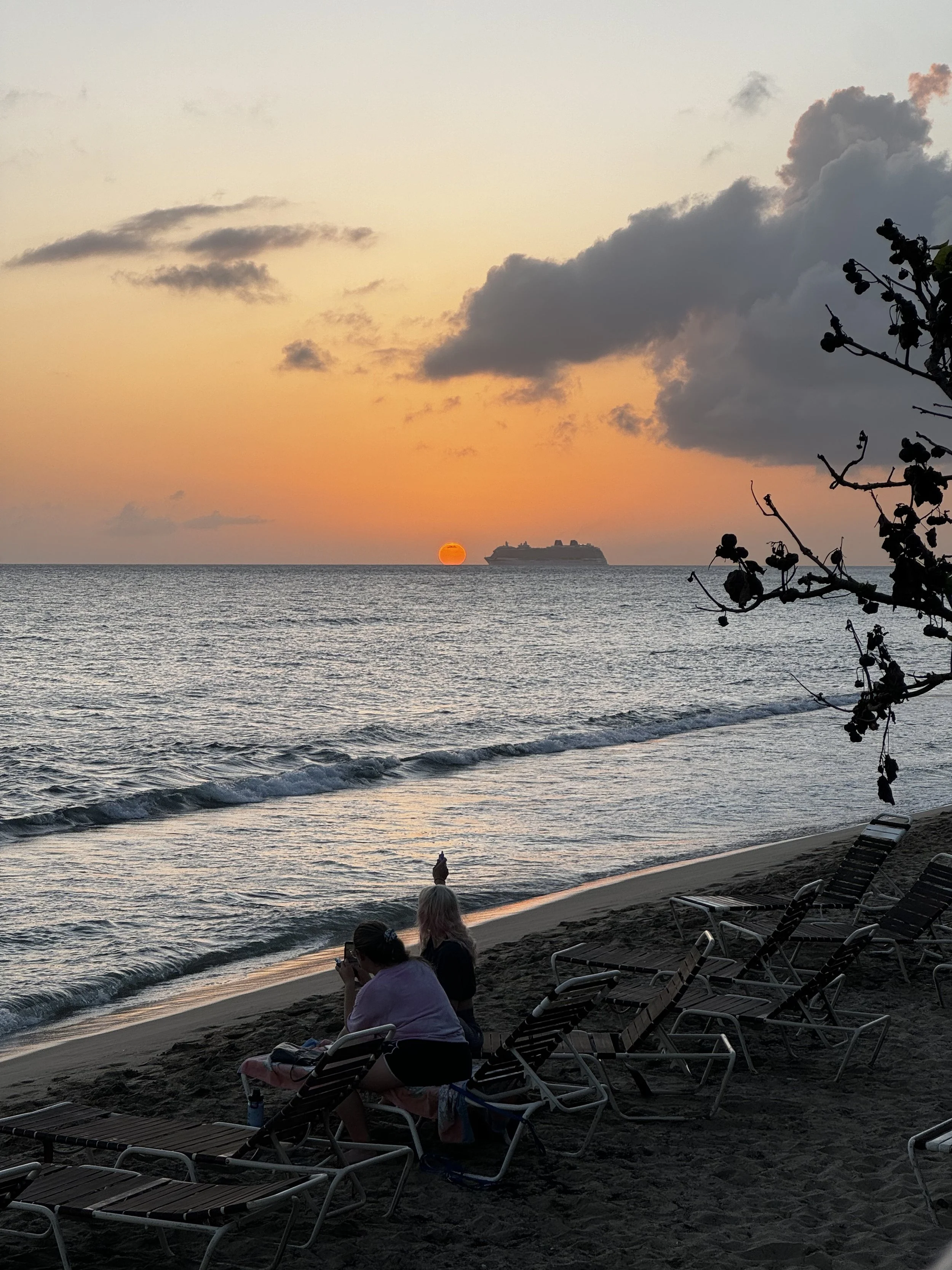 Sunset from Shipwreck Bar & Grill