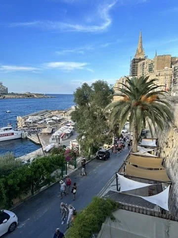 The view of Valletta