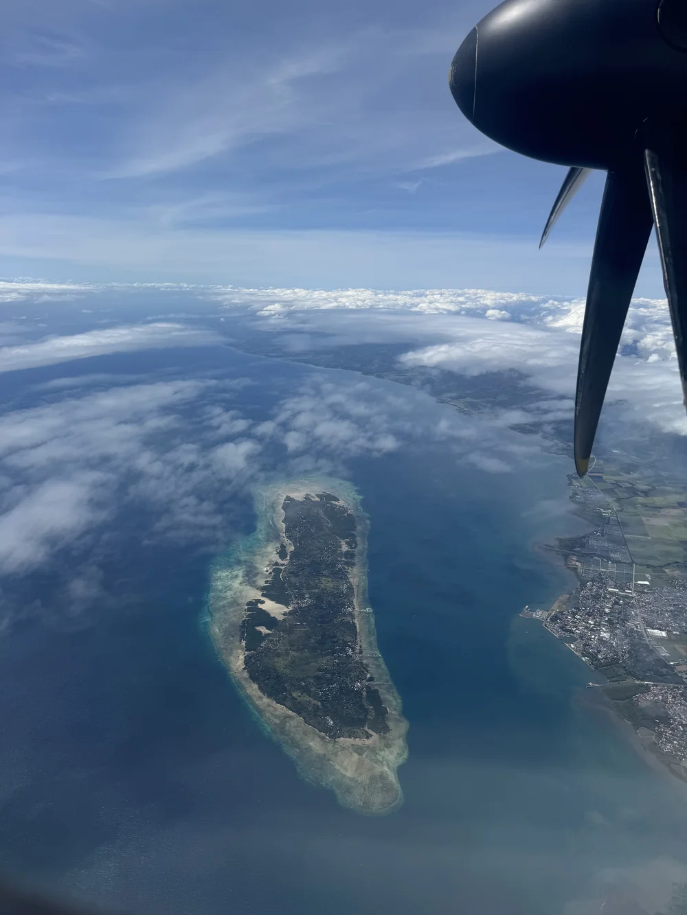 The view of Cebu island
