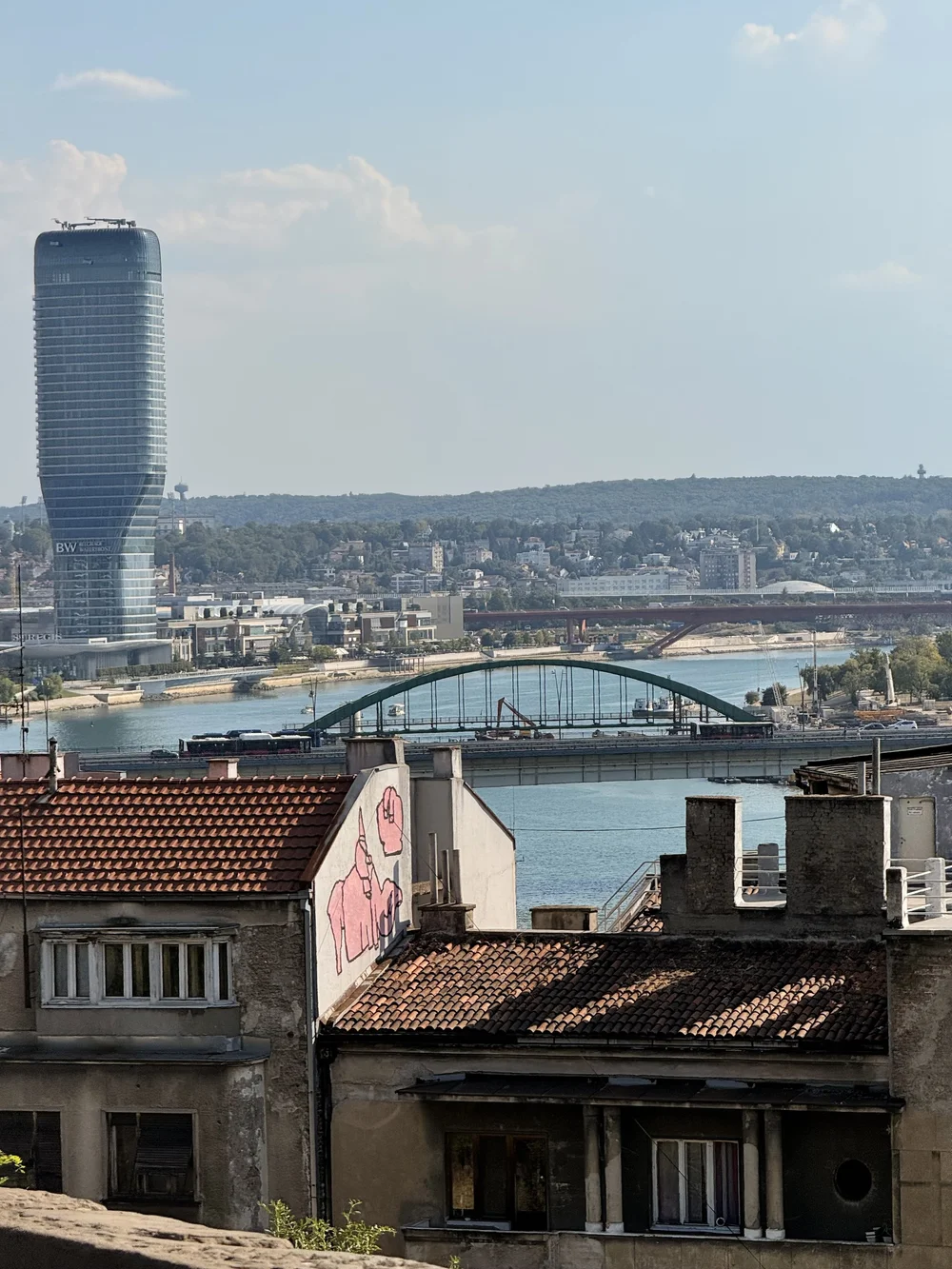 The view of new Belgrade