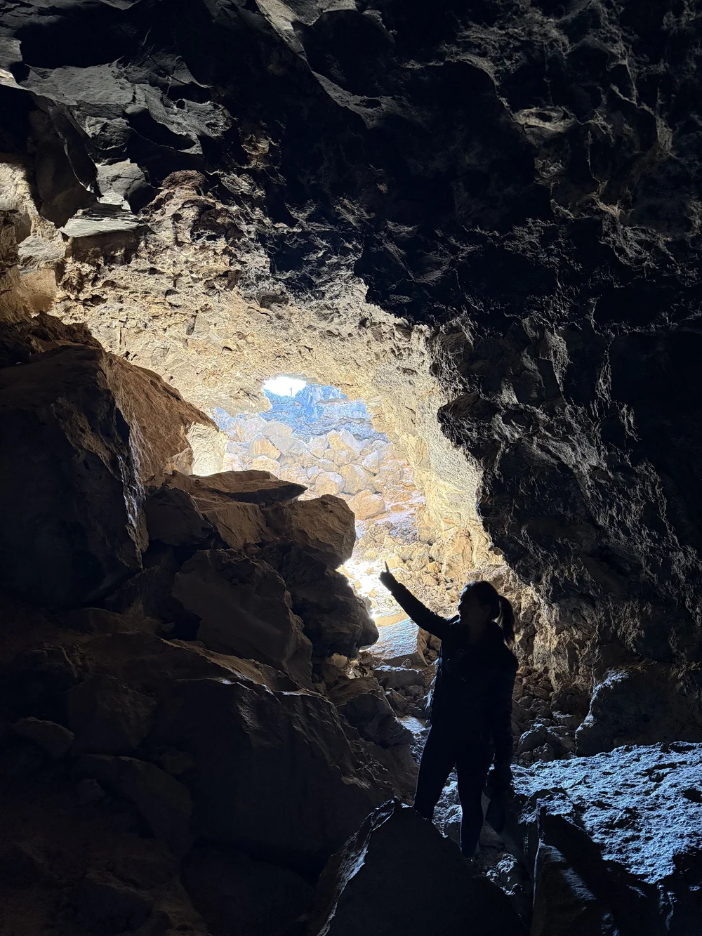 Explore lava tubes