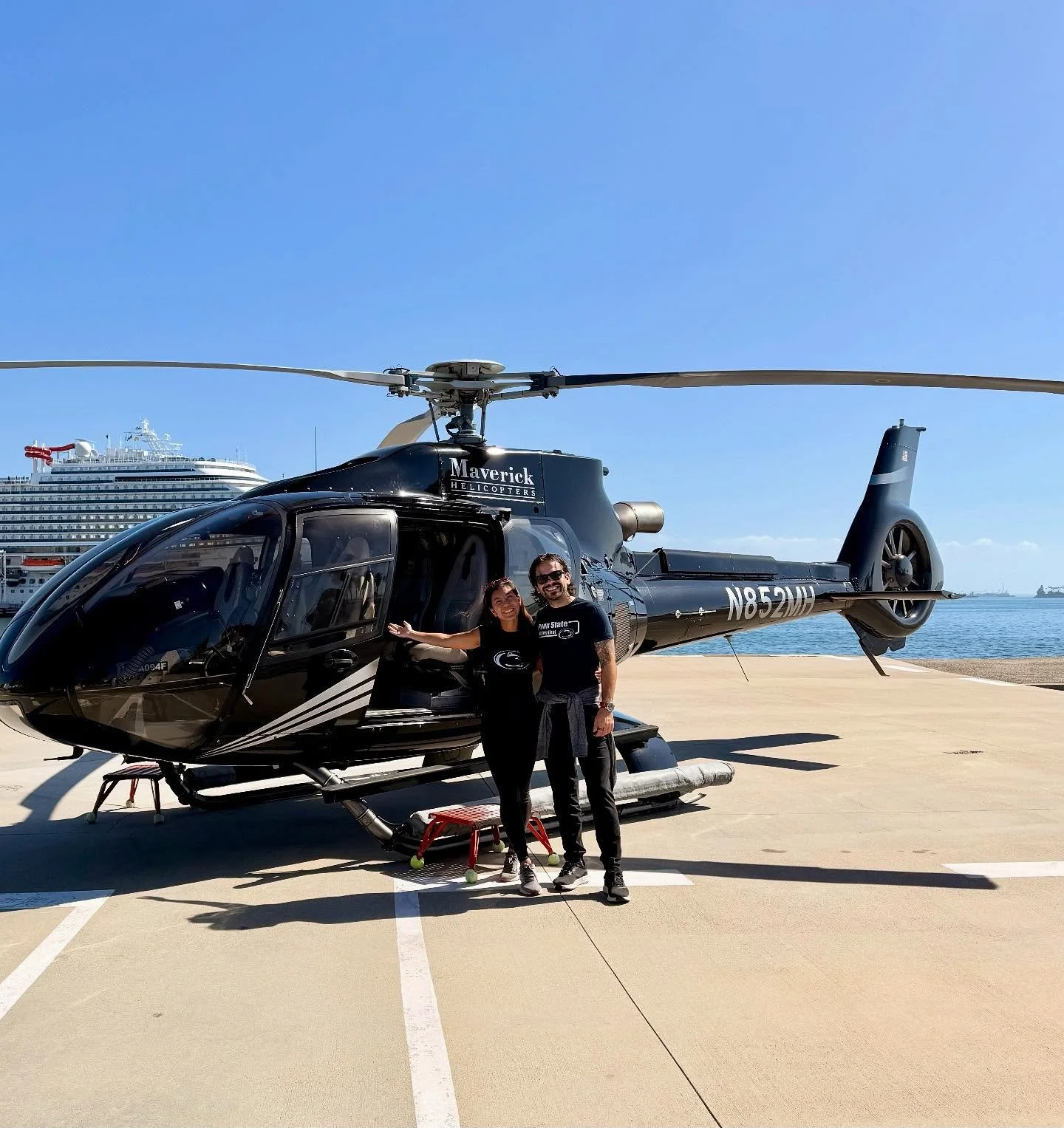 Recap from SoCal25: 1)Landed in Catalina by chopper like it&rsquo;s no big deal 🚁2) Survived tandem biking 🚲 &amp; Garden to Sky trail 3) Ended the day ghost-hunting on the Queen Mary 👻⚓️
.
.
.
.
.
.
.
#CatalinaIsland #Avalon #VisitCatalina #Helic