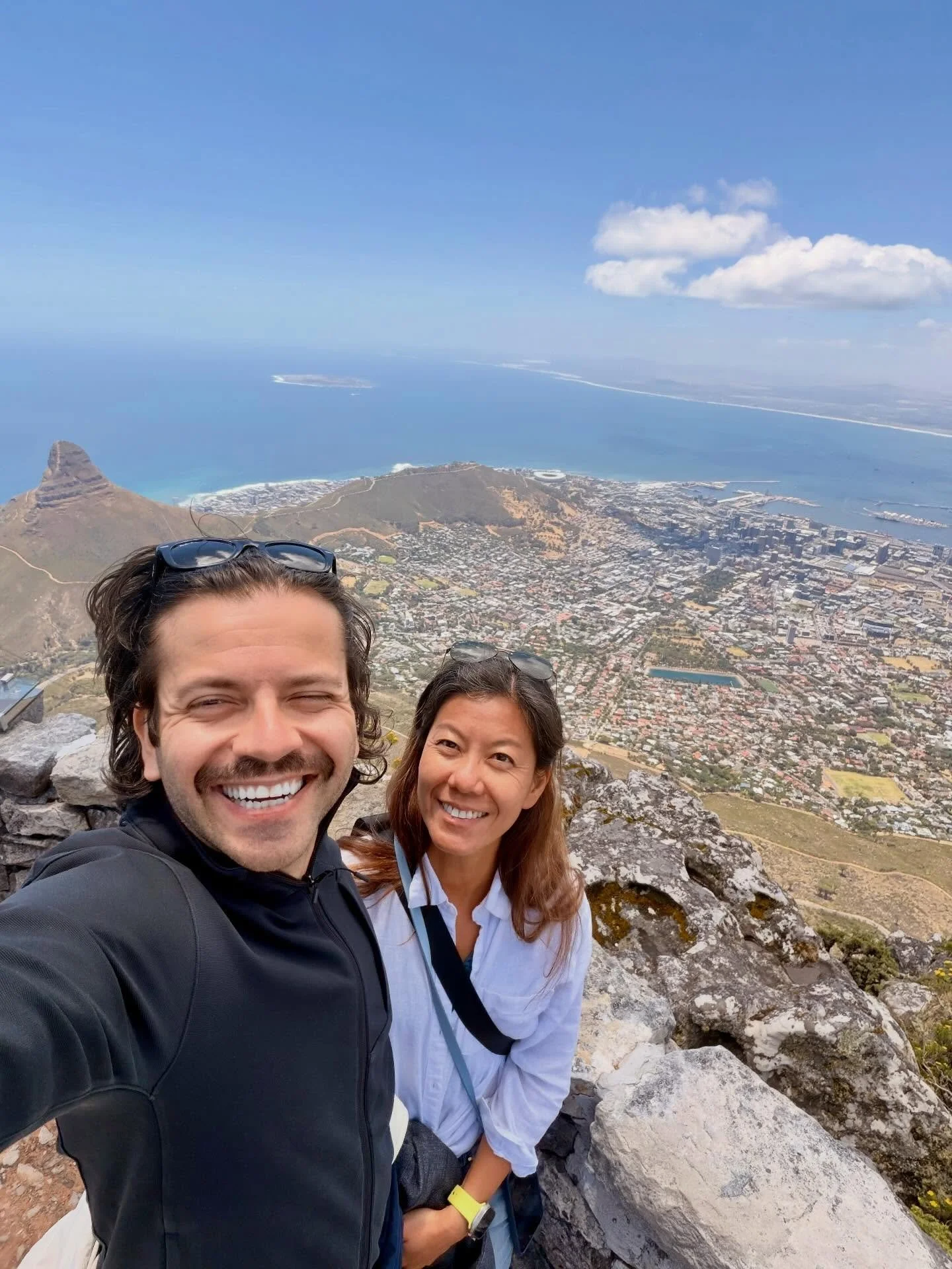 Day 5 in Cape Town 🇿🇦 Table Mountain above us, the V&amp;A Waterfront beside us. Boat ride on the bay, one last wander, and dinner at our favorite spots. The perfect 👋 to Cape Town.
.
.
.
.
.
#TableMountain #CapeTown🇿🇦 #VAWaterfront #travelblogg