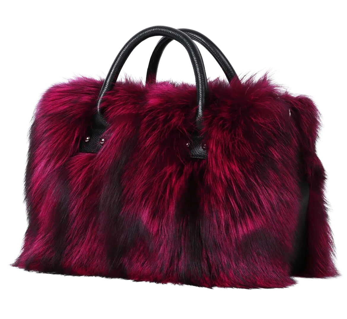 "RACKS" Red Mini Duffle Bag