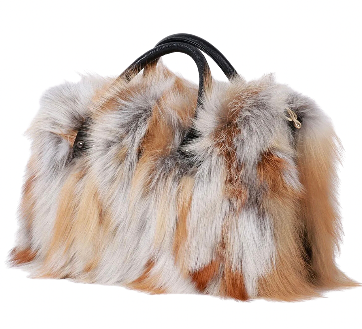 "RACKS" Natural Brown Mini Duffle Bag