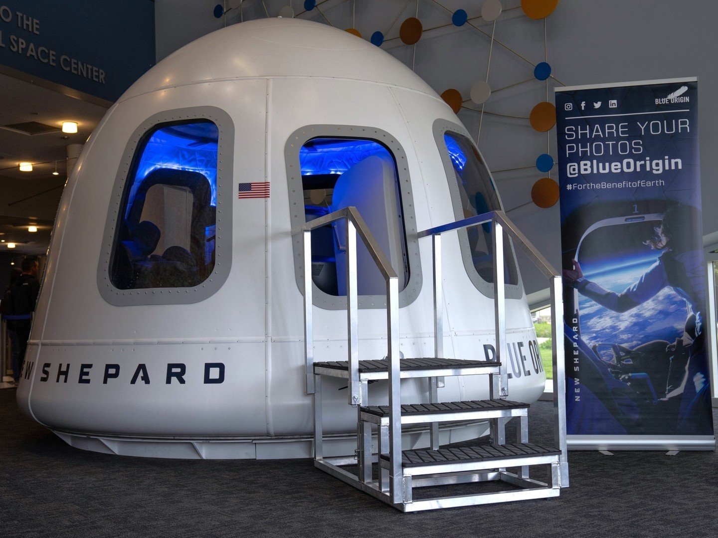 Named after astronaut Alan Shepard, the first American in space, New Shepard is a fully reusable, suborbital rocket system built for human flight from the beginning. The crew capsule is an exact replica of the one that flies humans to space.⁠
⁠
Durin