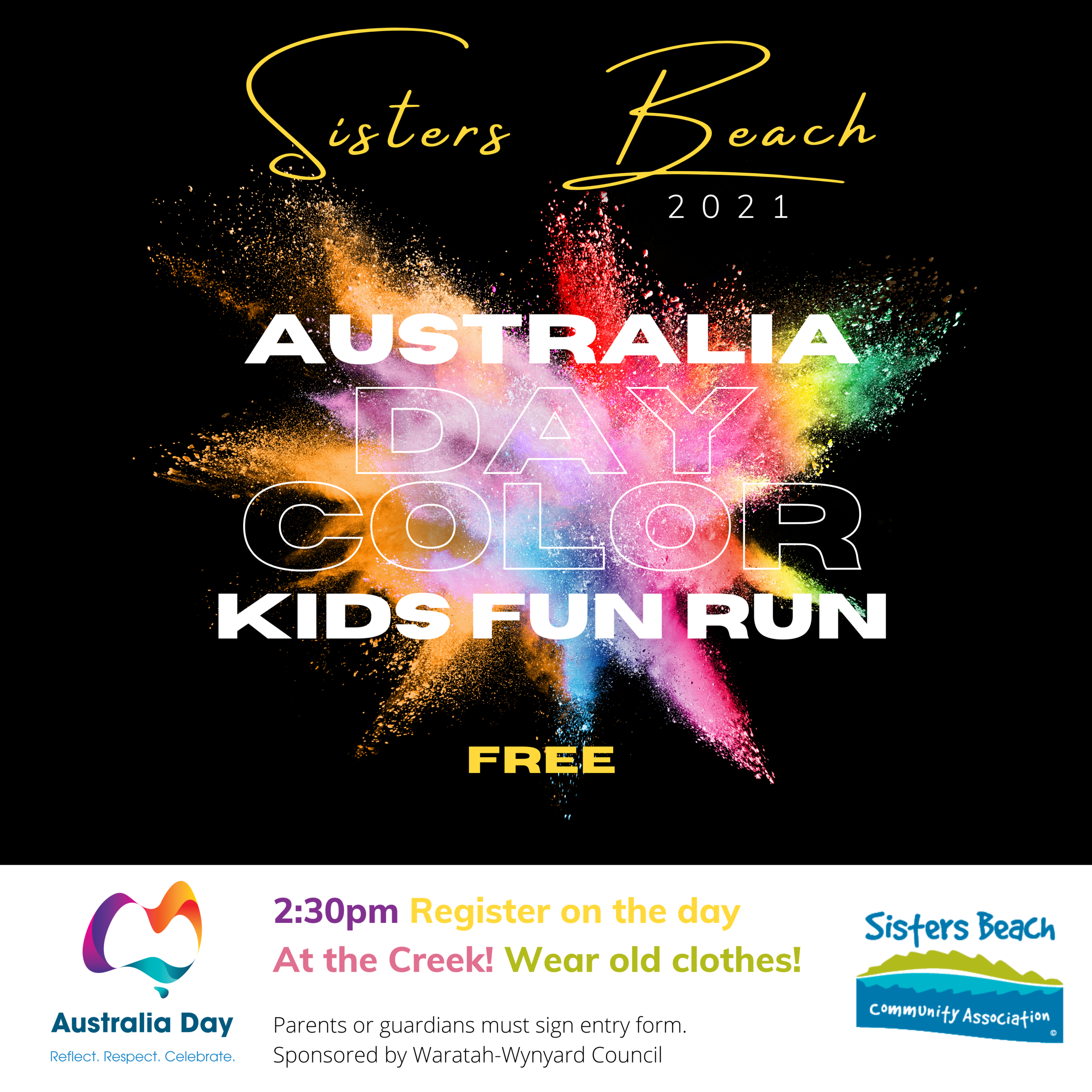 Australia Day Colour Kids Fun Run