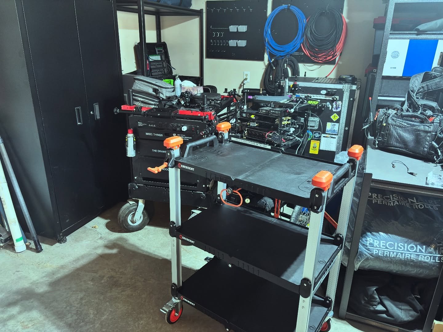 Honestly, what&rsquo;s the harm of having one more cart? 😈 #siterunner #soundmixer #soundguy #soundspeeds #locationsound #locationaudio #productionsound #soundonset #setlife #behindthescenes #soundcart #filmmaking