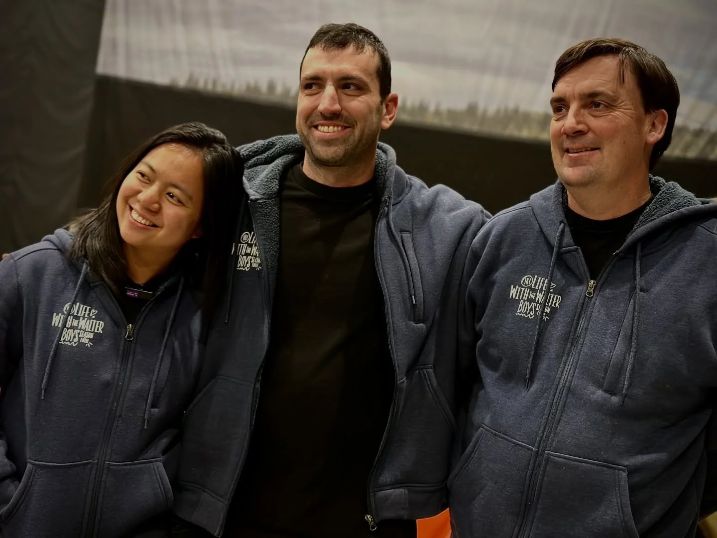 That&rsquo;s a sound team wrap on Walter Boys Season 3. A big thanks to my Boom Op Les Pahl and Utility Brenda Sevilla, they killed it this season.
📸: @warleo 

#Soundmixer #soundguy #soundspeeds #locationsound #locationaudio #productionsound #sound