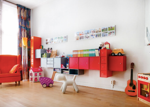 Toddler friendly vacation rental in Amsterdam with kids' playroom, for rent on Kid and Coe. 
