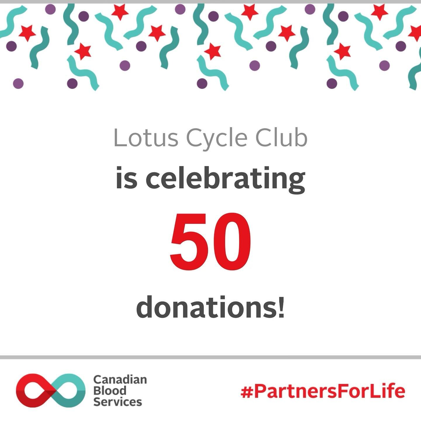 A massive kudos to @larslynd for setting up this goal for Lotus! 50 donations by the end of the year and we did it! Plus it&rsquo;s also not the end of the year yet.  They say every donation saves 3 lives &ndash; so Lotus has saved 150 lives so far. 