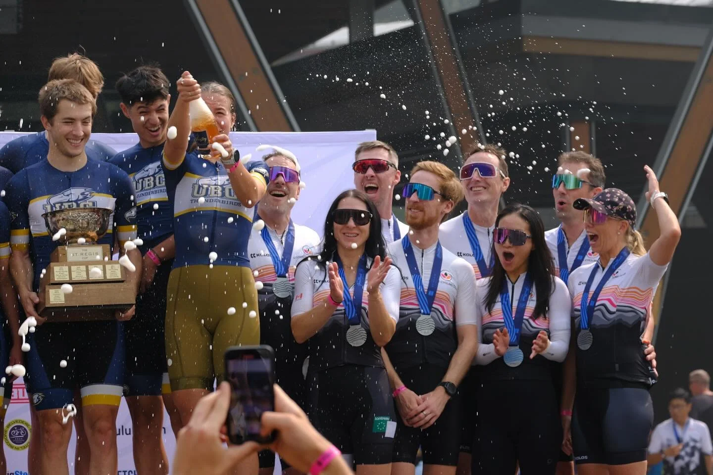 HUGE congratulations to our amazing mixed race team for their 3rd place podium win at the Whistler Granfondo! Despite the challenging air quality, they showed incredible grit and determination. So proud of every single one of you! #GOLOTUSGO 🏆