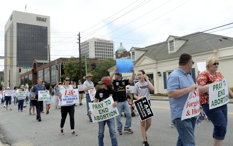 'We want to stop it now': Hundreds protest abortion clinic coming to Macon
