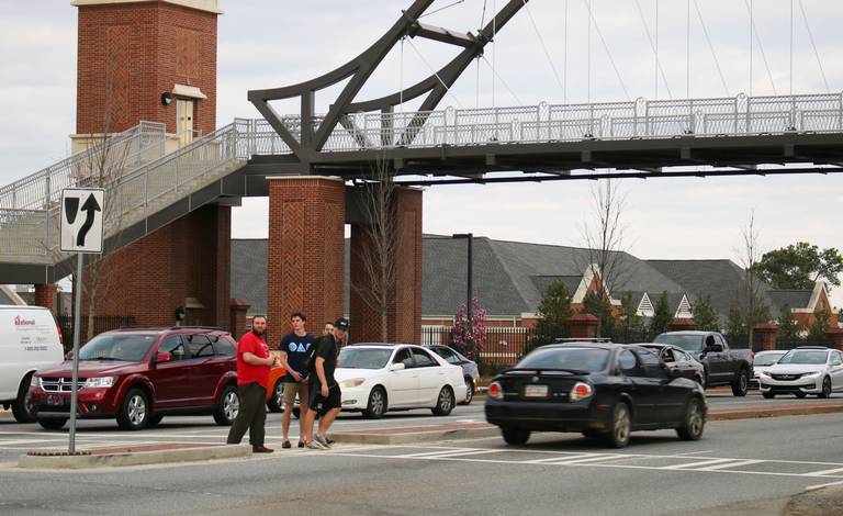 $2 million in taxes helped pay for this bridge. But few members of the public use it