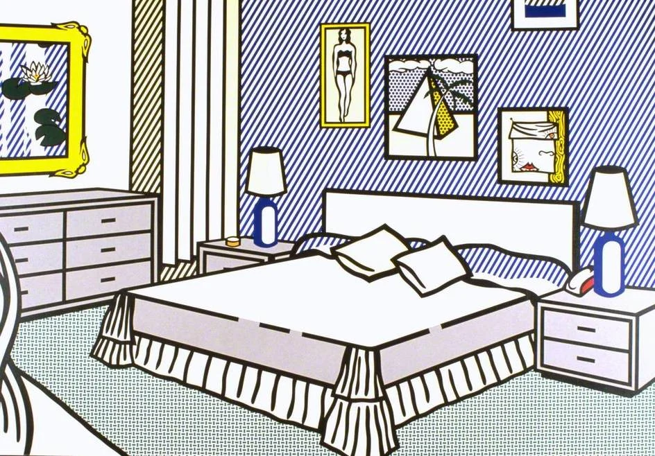 5. Roy Lichtenstein - Interior with Water Lillies