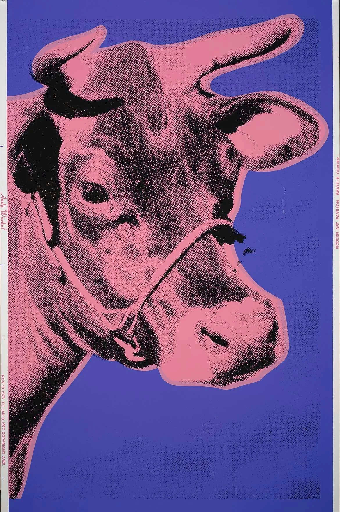 13. Andy Warhol - Cow: Purple and Pink