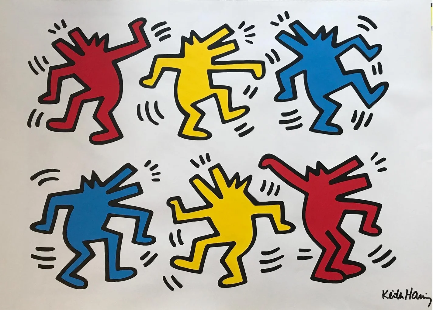 14. Keith Haring - Dancing Dogs