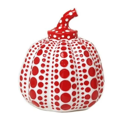 24. Yayoi Kusama - Mini Pumpkin (red)