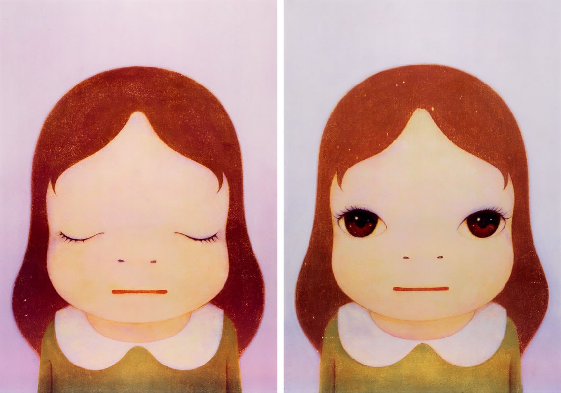 64. Yoshitomo Nara - Cosmic Girl (Eyes Open, Eyes Shut)