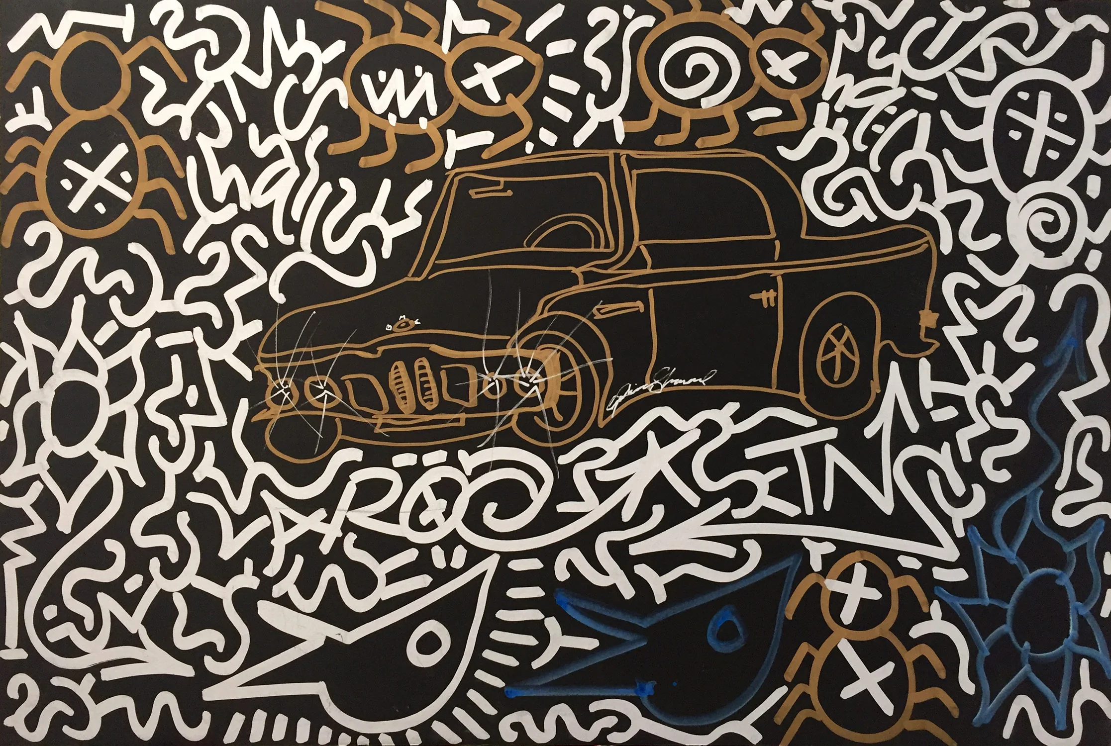 140. Angel Ortiz (LA 2), Cindy Shaoul - Untitled BMW