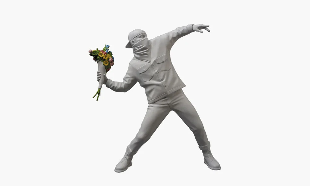 164. Medicom - Banksy Statue Flower Bomber