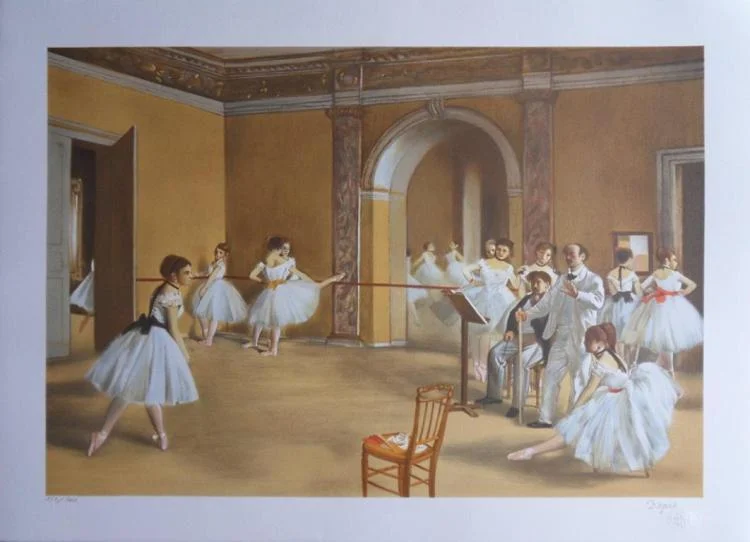3. Edgar Degas - The Dance Class