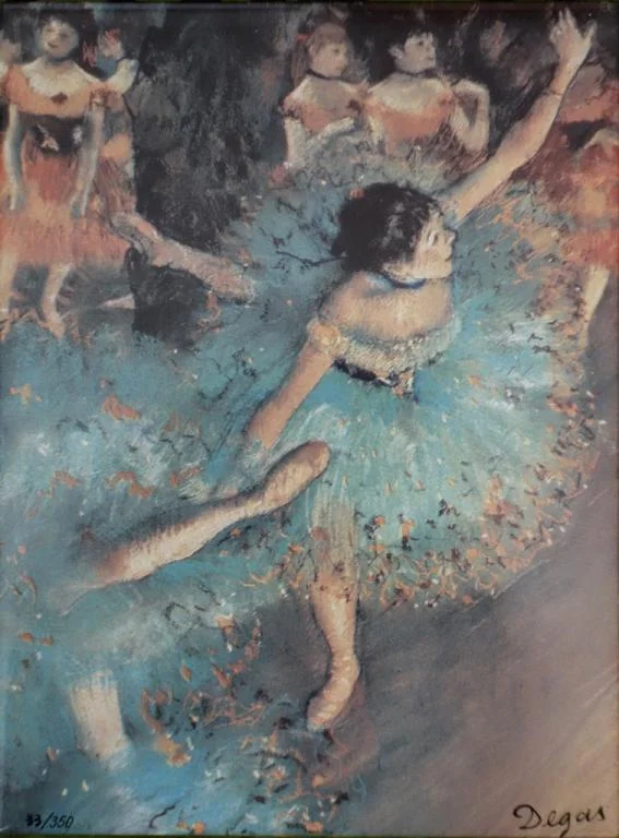 7. Edgar Degas - The dancers in green